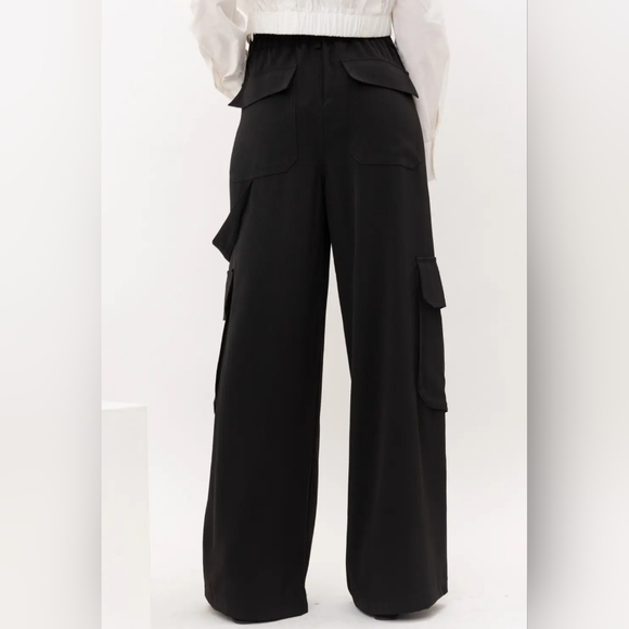 002 -NEW! FABULOUS CHIC SEXY CARGO PANTS BEST WIDE LEG CARGO PANTS - Picture 9 of 12